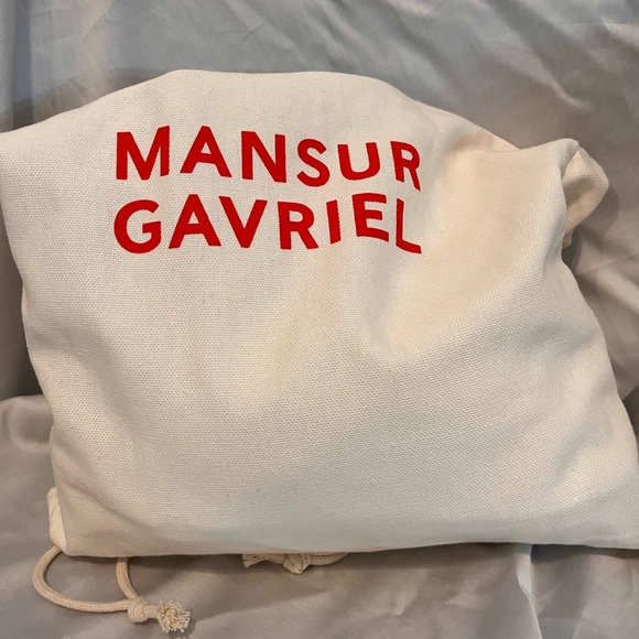 Mansur Gavriel mini lambskin cloud clutch crossbody bag - Picture 15 of 16